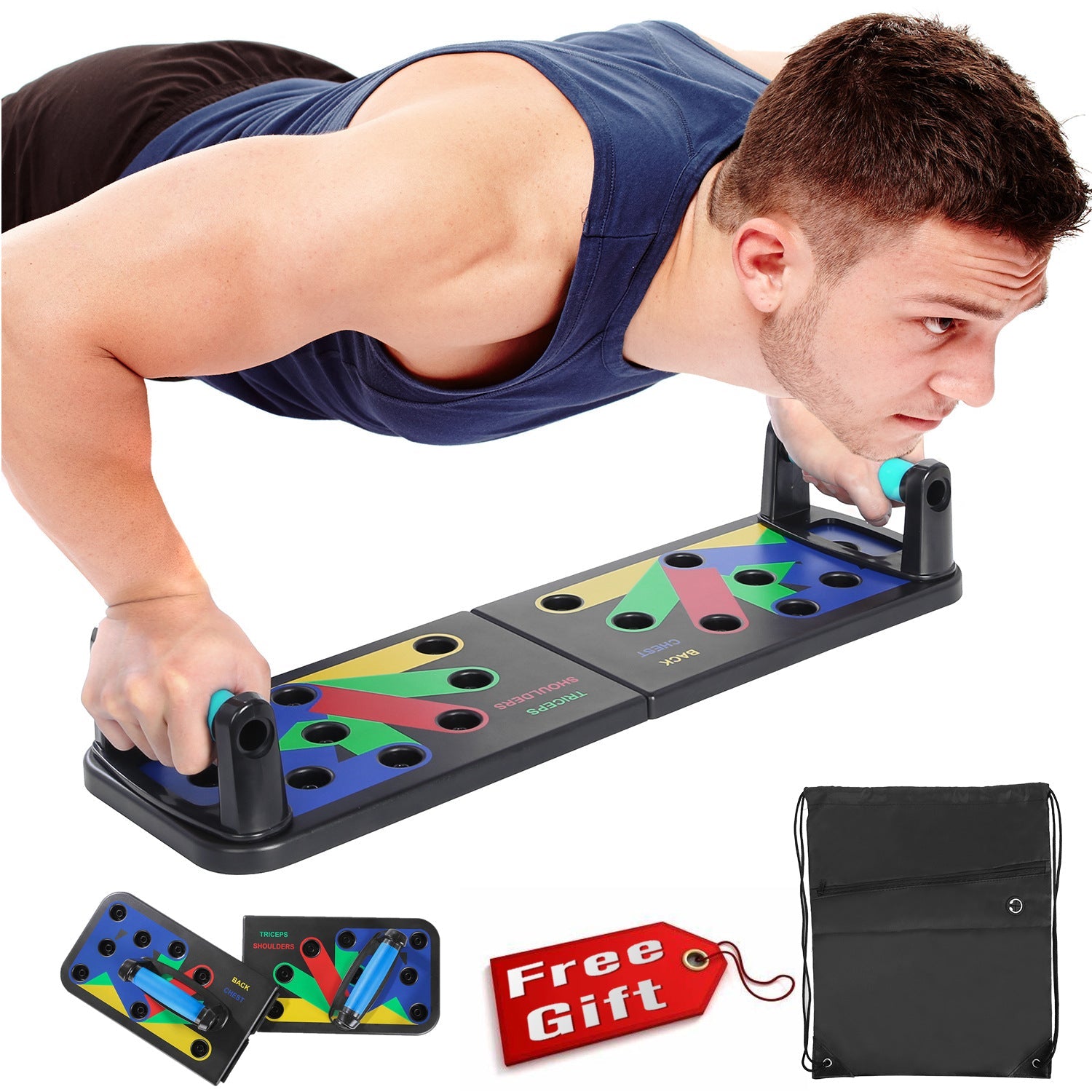 Foldable Multi-Function Push-Up Board Abs Exercise Fitness Equipment