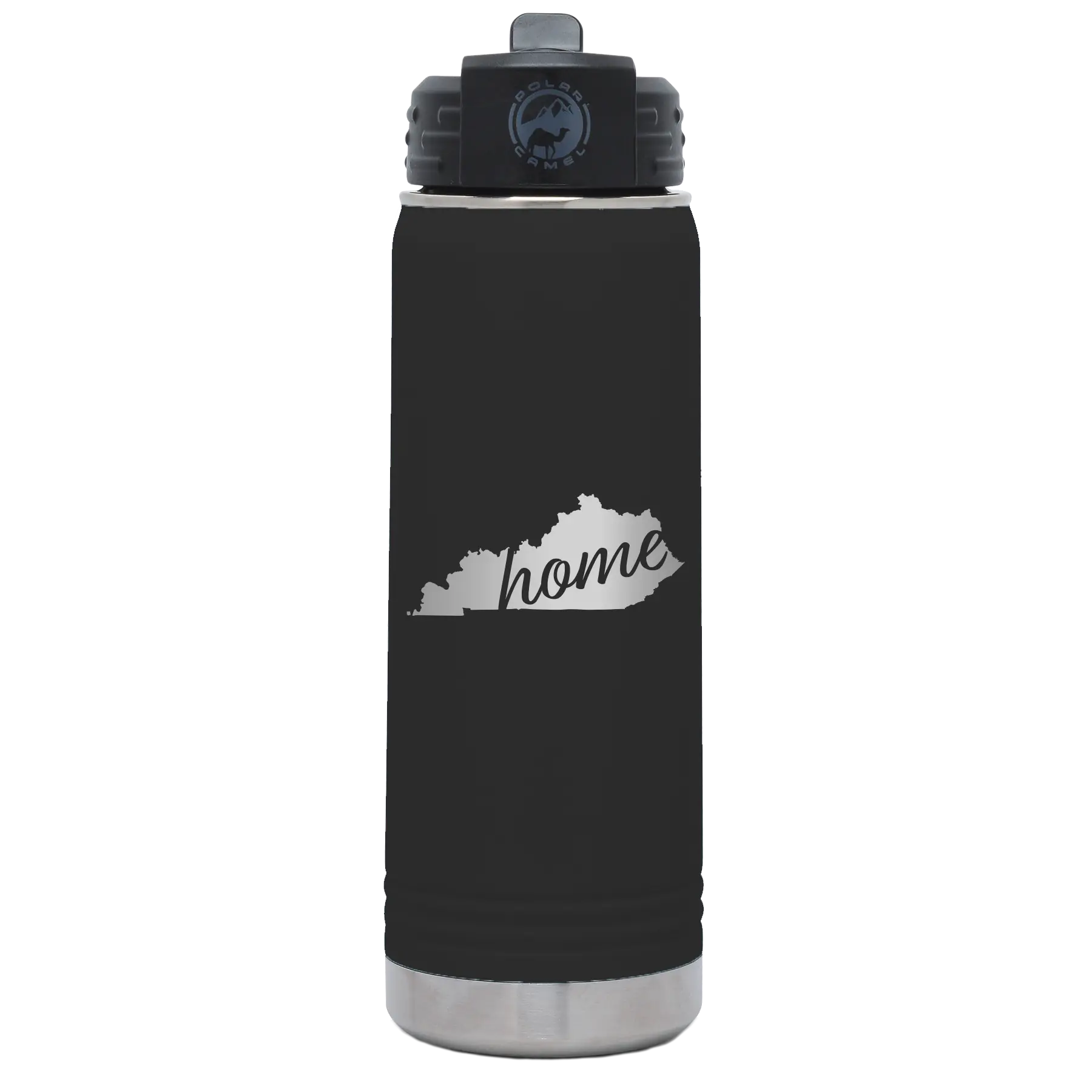 Kentucky Home 20 oz Water Bottle | Black