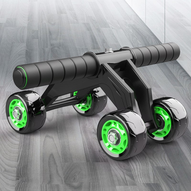 Four-Wheeled Abdominal Roller Home Core Exercise Fitness Equipment