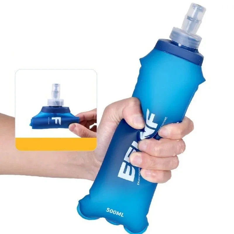 17oz Soft TPU Foldable BPA-Free Water Bottle Outdoor Sports