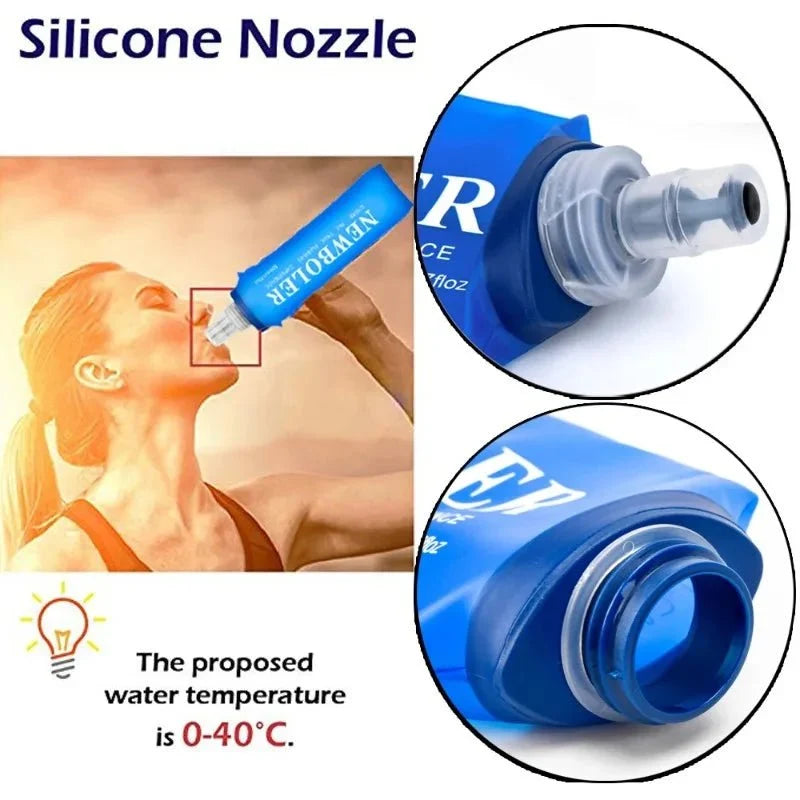 17oz Soft TPU Foldable BPA-Free Water Bottle Outdoor Sports