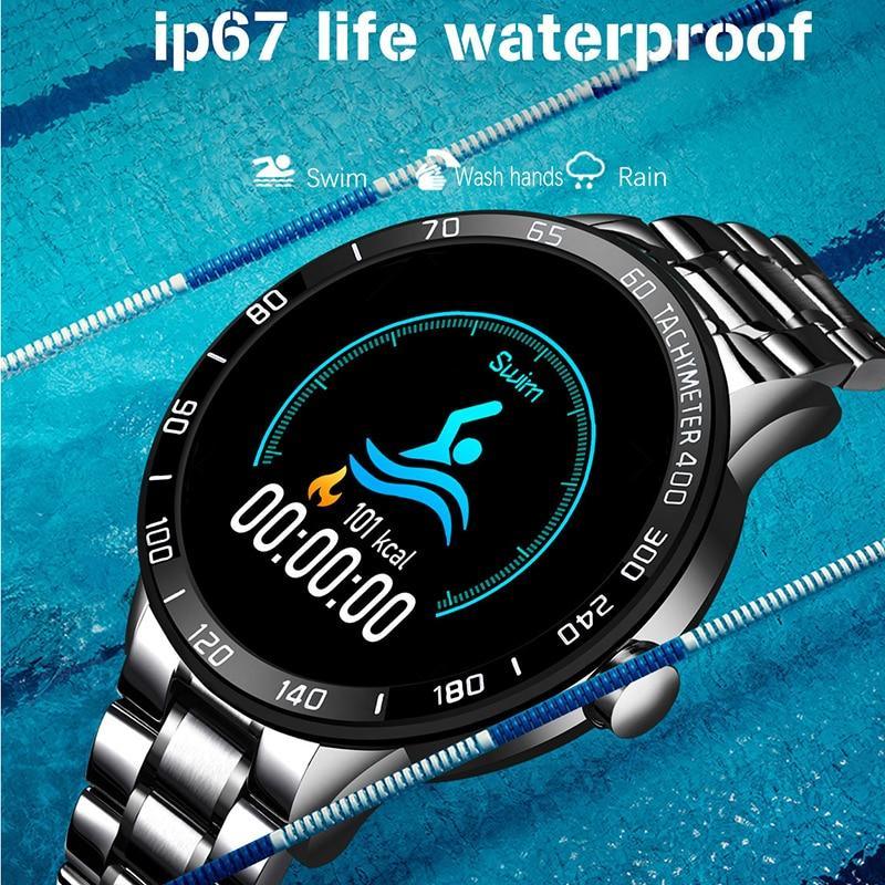 Men’s Smart Watch LED Screen Heart Rate Fitness Tracker