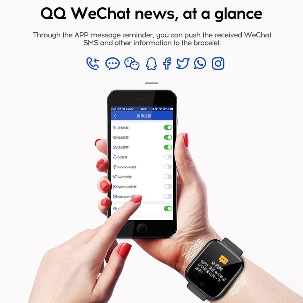 D20 Pro Smartwatch for Women Men Heart Rate Sports Tracker