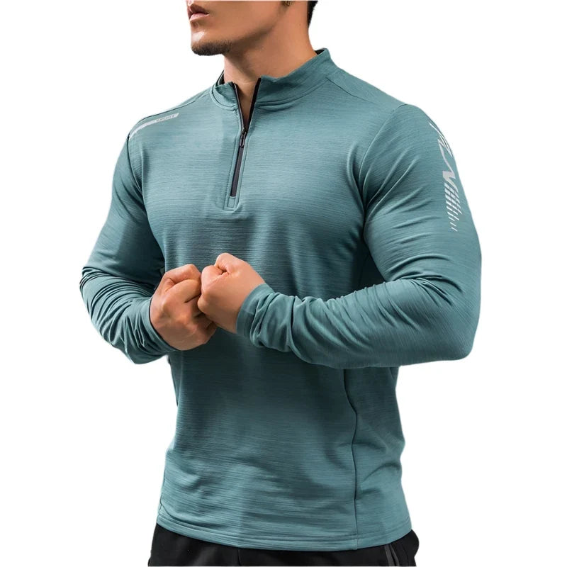 Men's All Purpose Long Sleeve Shirt Compression, Rashguard, Fitness, Sports