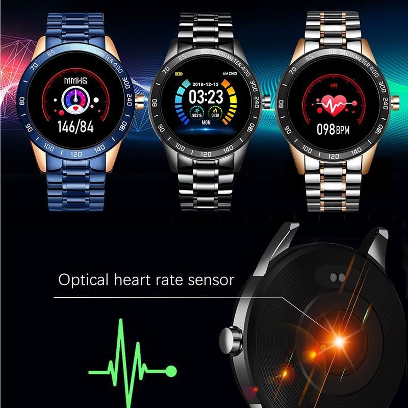 Men’s Smart Watch LED Screen Heart Rate Fitness Tracker