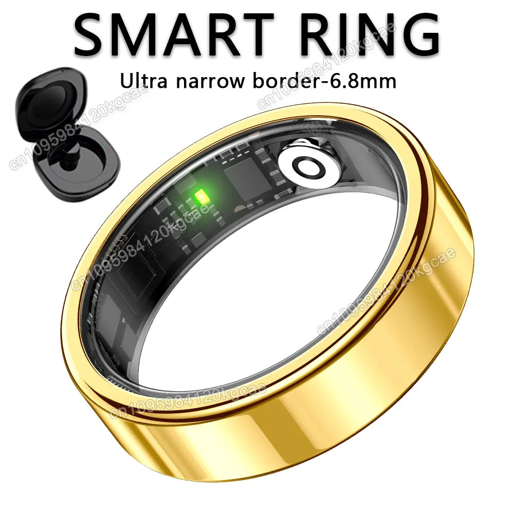 2026 Smart Ring Blood Pressure Heart Rate Sleep Monitoring