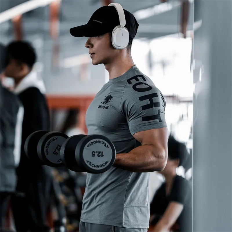 Men's T-shirt Sports Leisure Running Fitness shirt