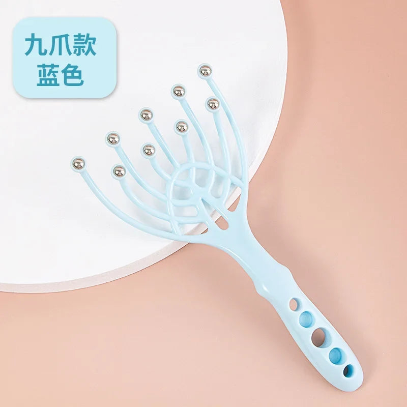 Nine Claw Scalp Massager Head Massage Ball Relaxation Comb