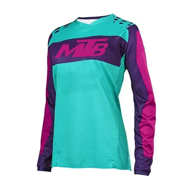 2026 New WOMEN Downhill Jerseys Mountain Bike MTB Shirts Offroad DH Motorcycle Jersey Motocross Sportwear Clothing  Bike spexcel
