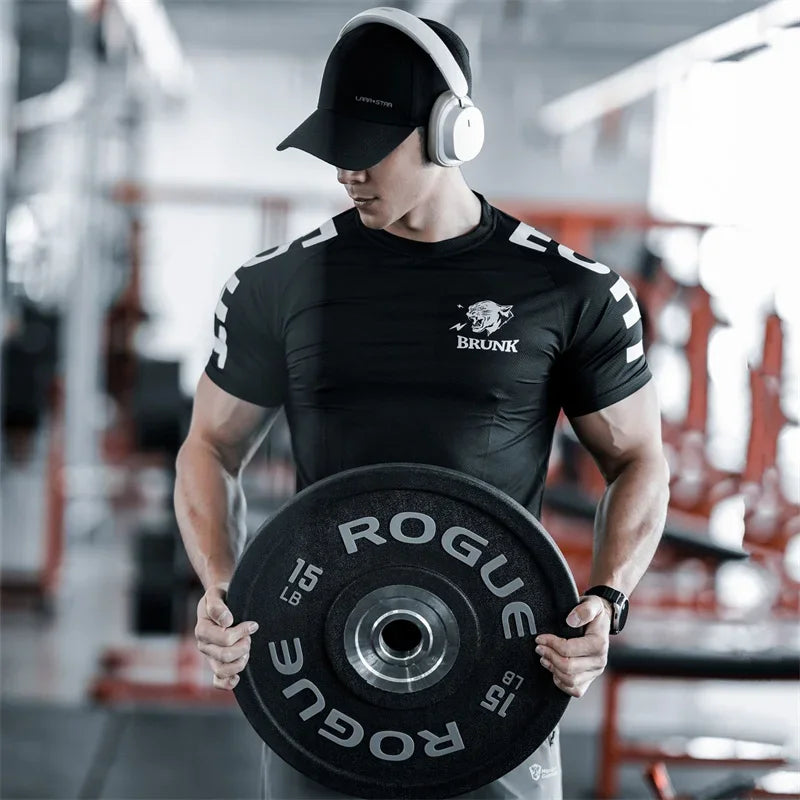 Men's T-shirt Sports Leisure Running Fitness shirt