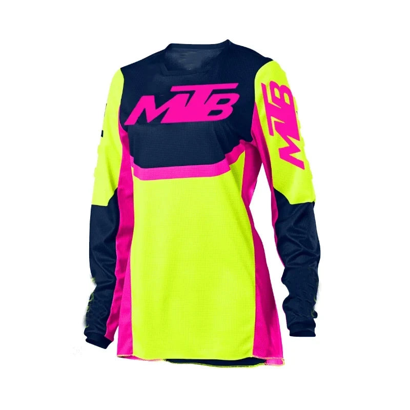 2026 New WOMEN Downhill Jerseys Mountain Bike MTB Shirts Offroad DH Motorcycle Jersey Motocross Sportwear Clothing  Bike spexcel