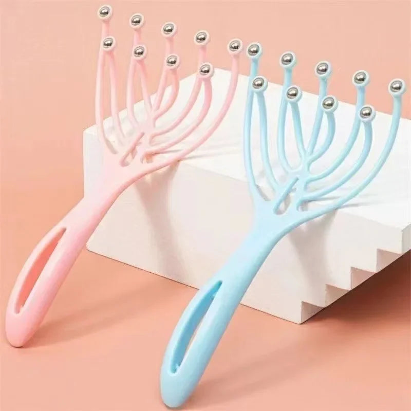 Nine Claw Scalp Massager Head Massage Ball Relaxation Comb