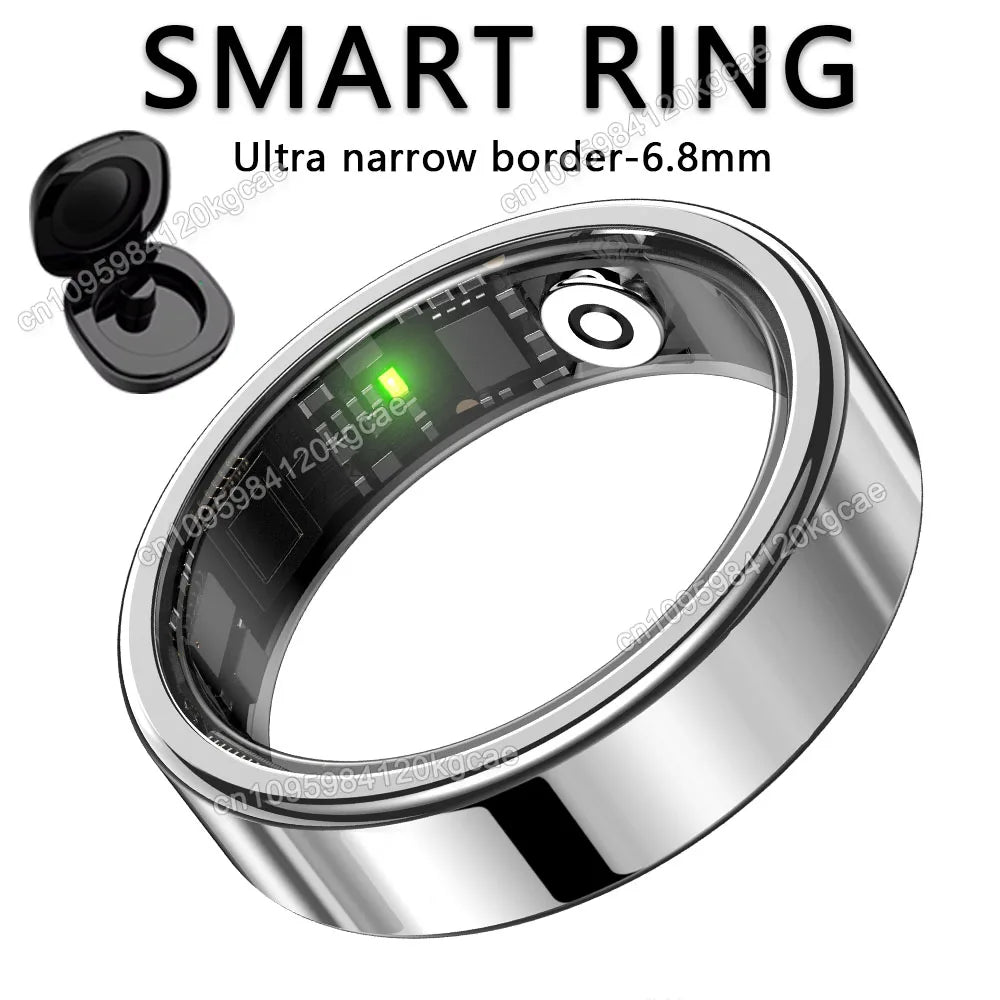 2026 Smart Ring Blood Pressure Heart Rate Sleep Monitoring