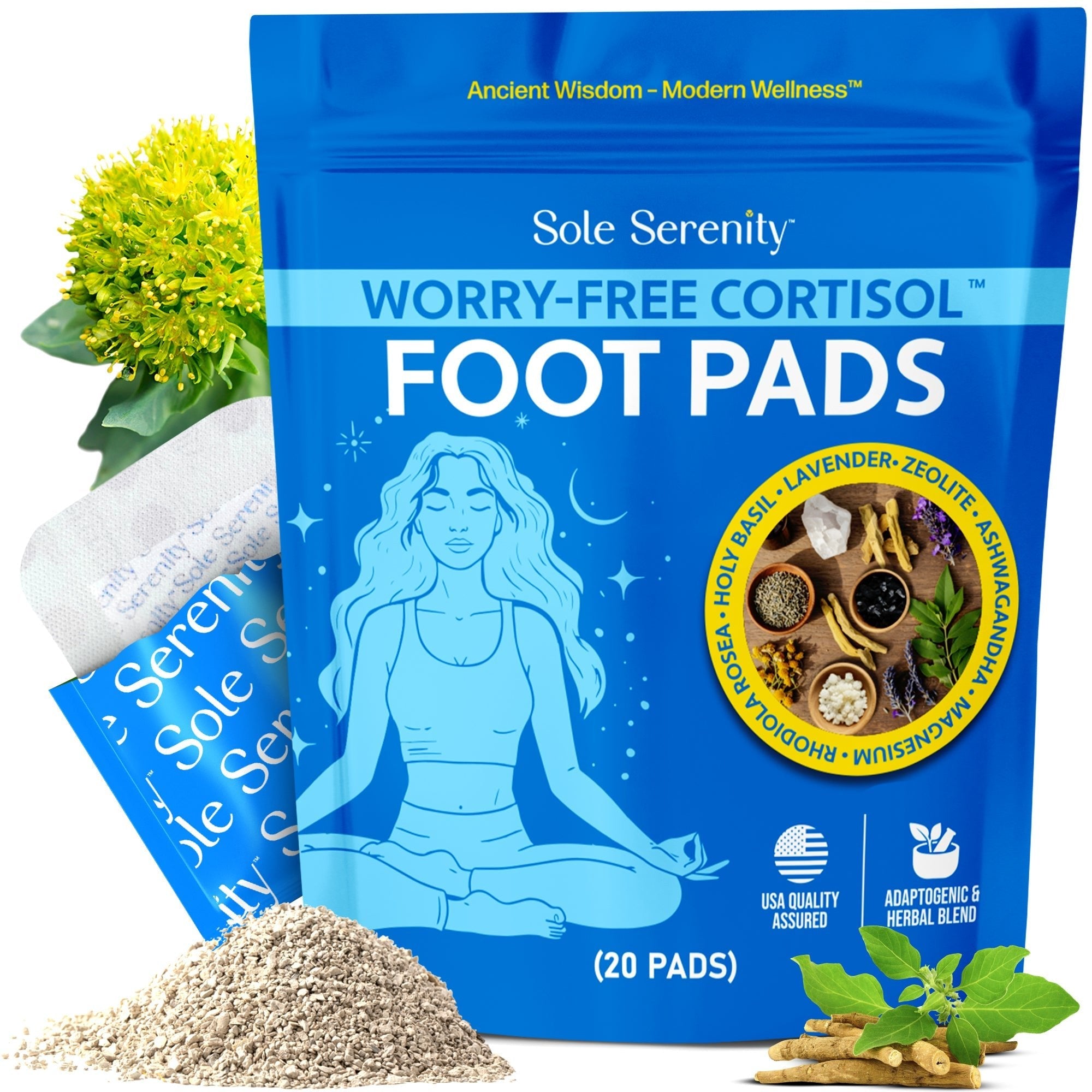 Sole Serenity Worry-Free Overnight Foot Pads for Relaxation (850035675311)