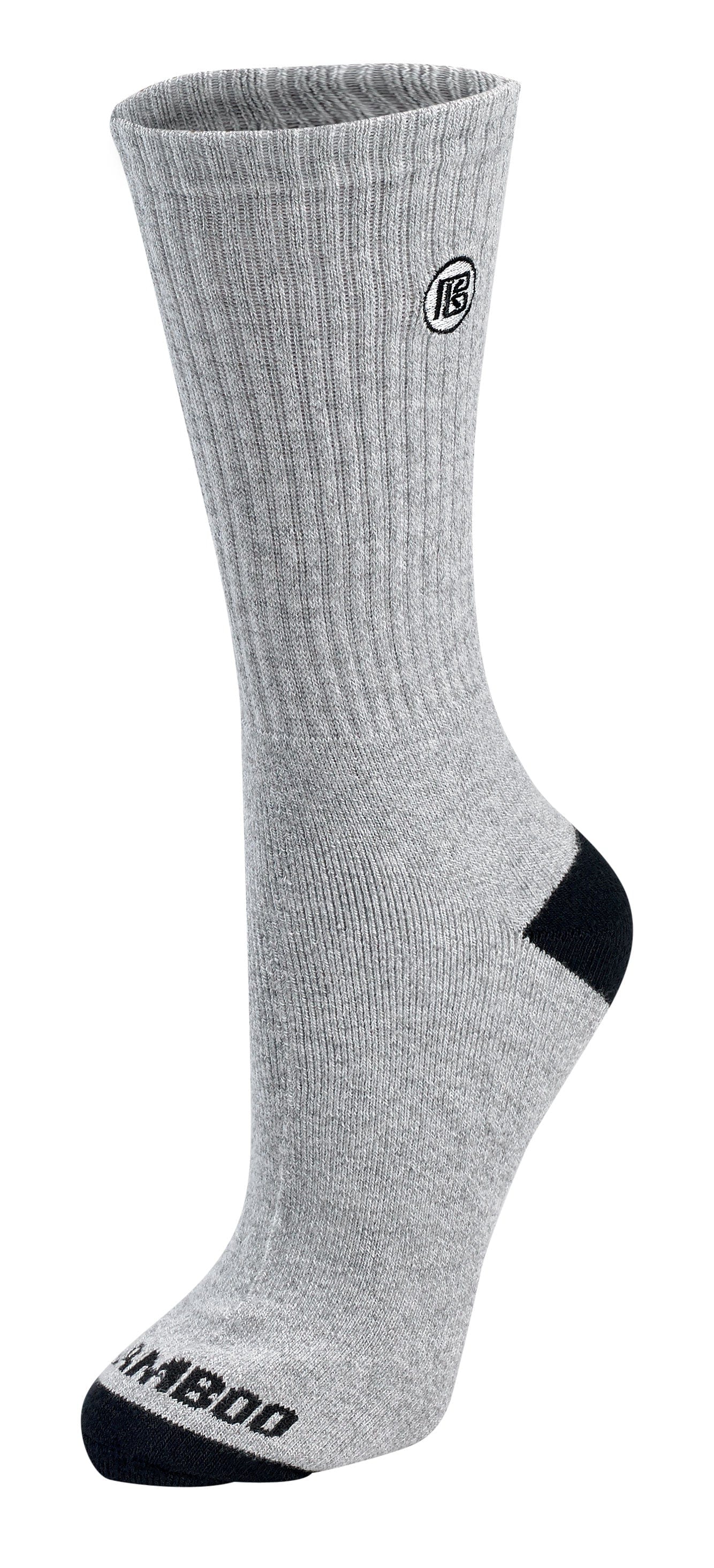 Premium Bamboo Rayon Crew Socks - 3 Pair and 6 Pair Packs Available