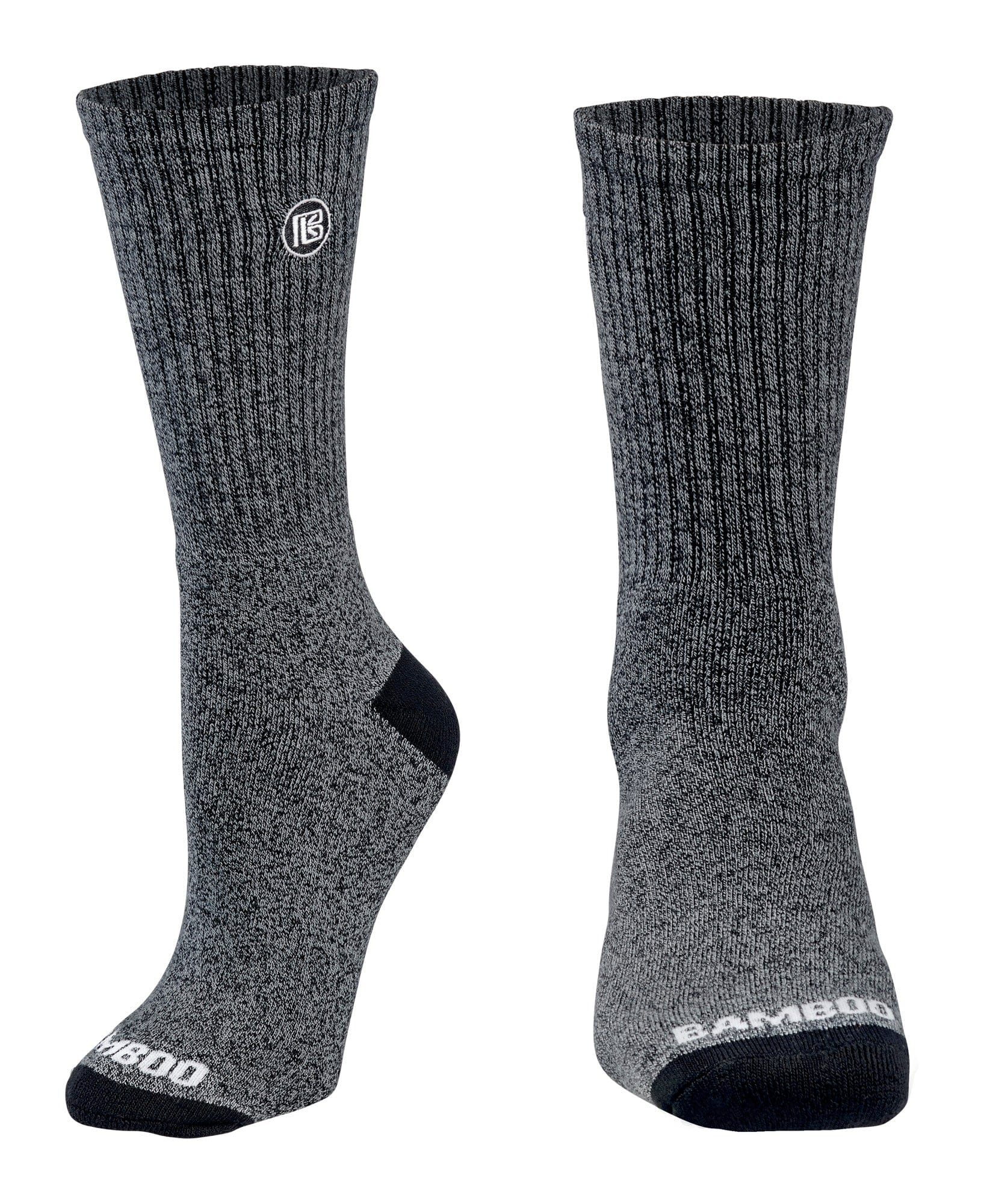 Premium Bamboo Rayon Crew Socks - 3 Pair and 6 Pair Packs Available