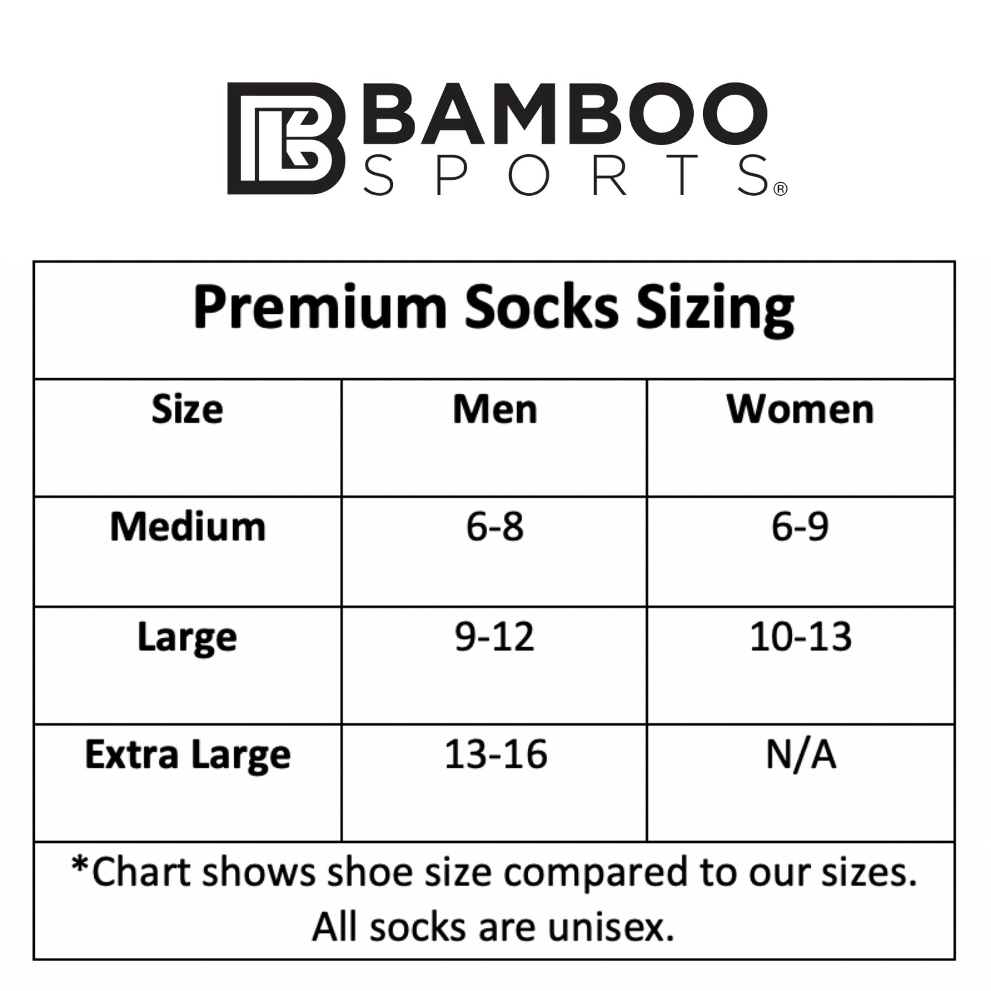 Premium Bamboo Rayon Crew Socks - 3 Pair and 6 Pair Packs Available