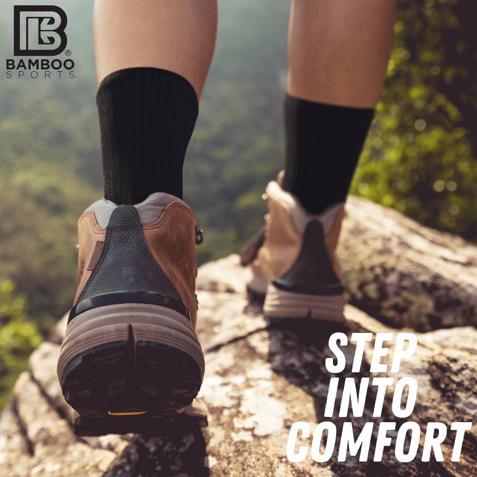 Premium Bamboo Rayon Crew Socks - 3 Pair and 6 Pair Packs Available