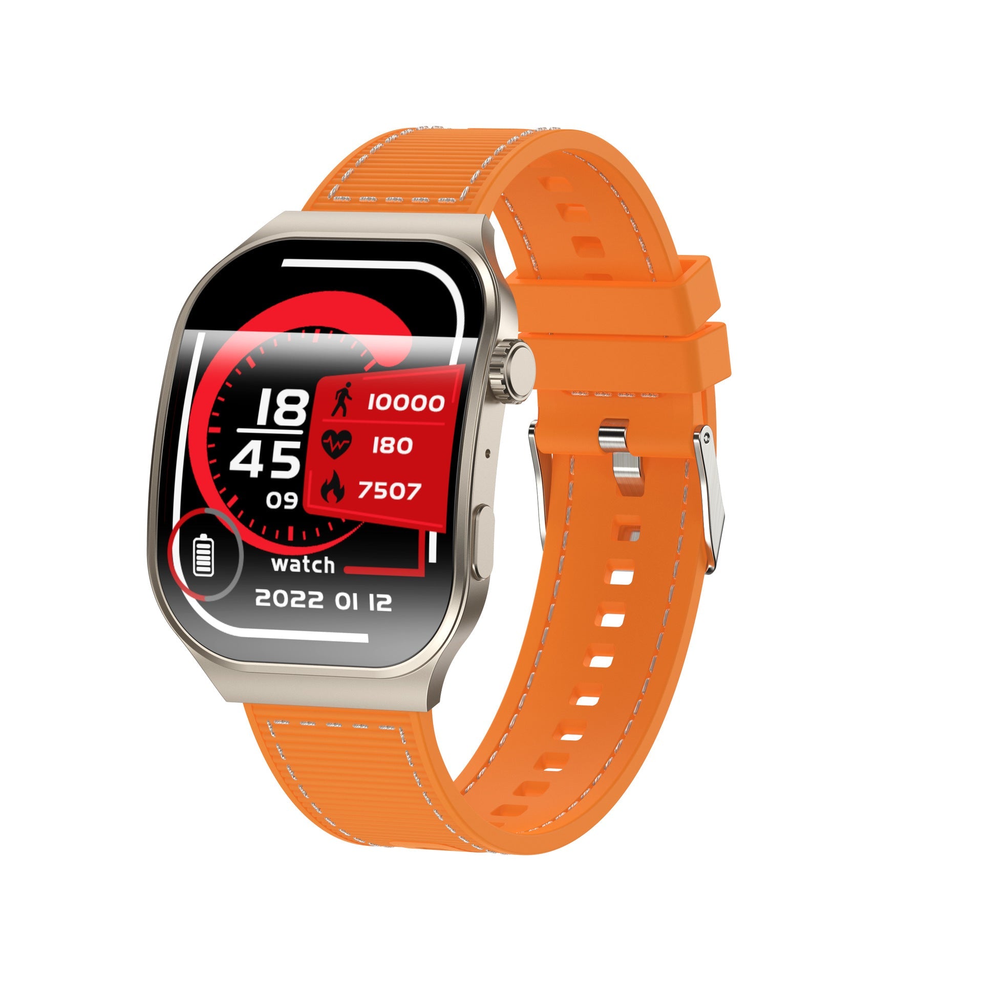 KP-S112 Curved Screen Smartwatch Calling Heart Rate Health Monitoring