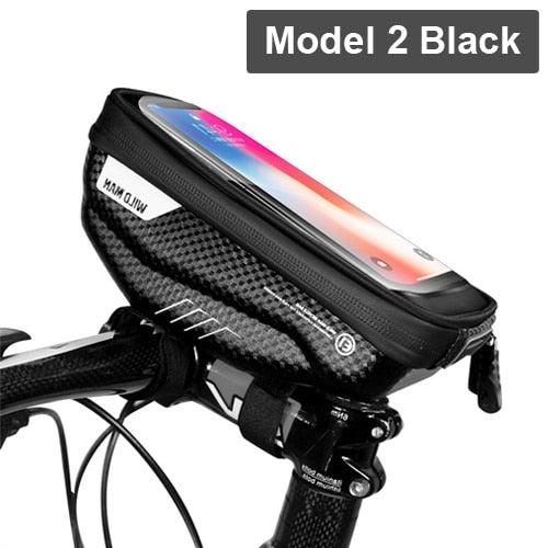 Rainproof Bicycle Frame Bag Waterproof Touchscreen Phone Holder Cycling