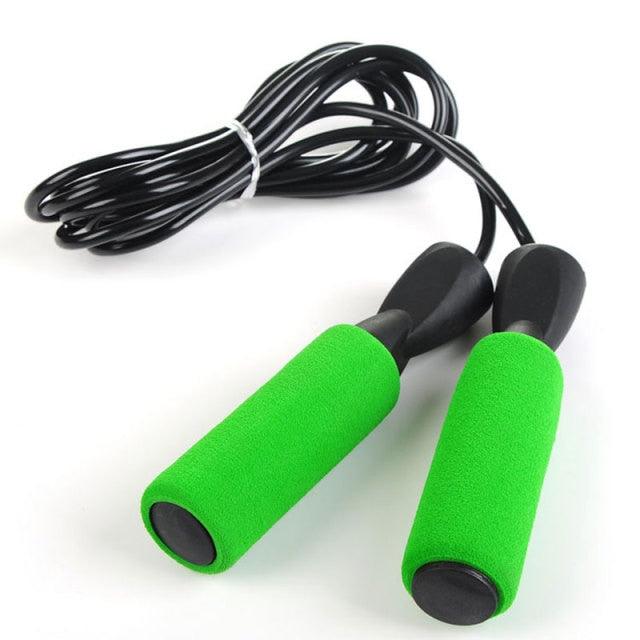 Adjustable Soft Jump Rope with Memory Foam Handles for Fitness