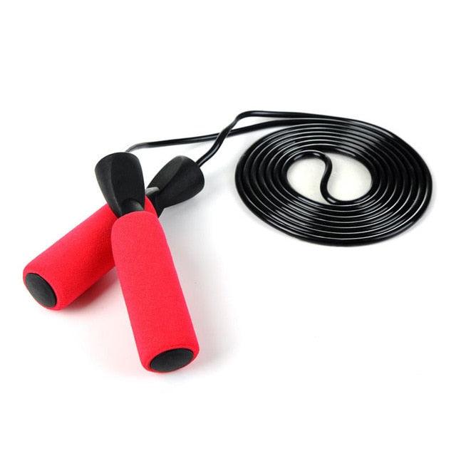 Adjustable Soft Jump Rope with Memory Foam Handles for Fitness